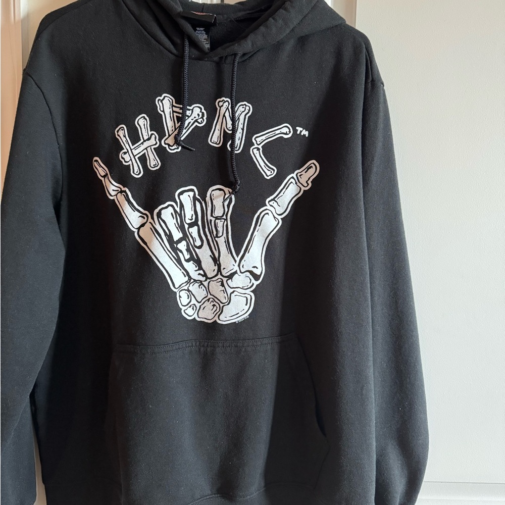 Harley-Davidson Black Skeleton Graphic Hoodie